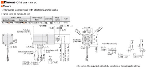 PKE564MC-HS50 - Dimensions