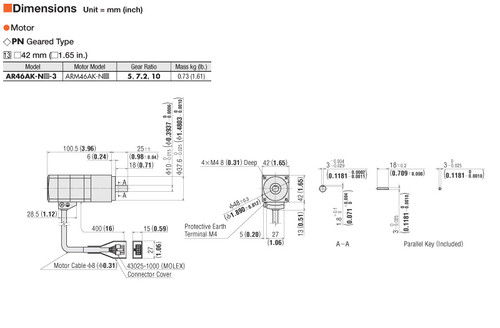 ARM46AK-N5 - Dimensions