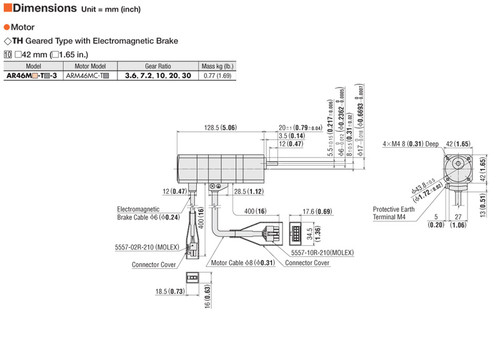 ARM46MC-T20 - Dimensions