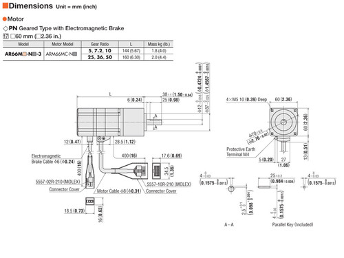 ARM66MC-N7.2 - Dimensions