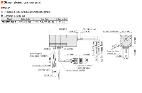 ARM66MK-T20 - Dimensions