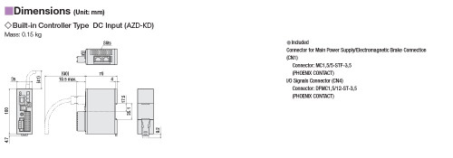 EAC6-E15-AZMKD - Dimensions