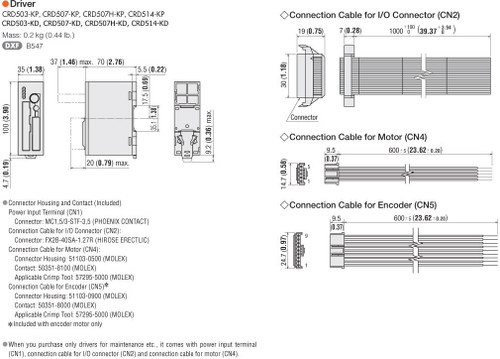 CRK523PAKD-PS10 - Dimensions