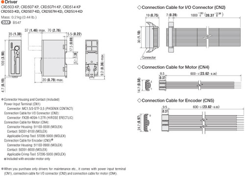 CRK543BKP-T20 - Dimensions