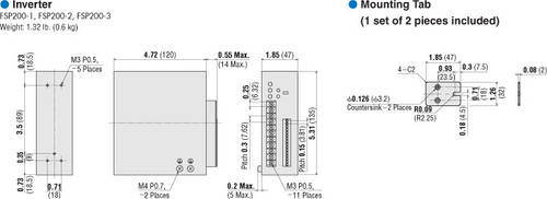 FSP200-3 - Dimensions