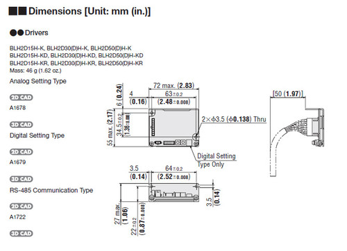 BLH2D30H-KR - Dimensions