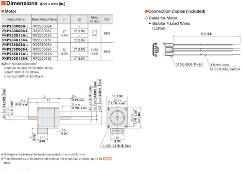 PKP235D08B-L - Dimensions