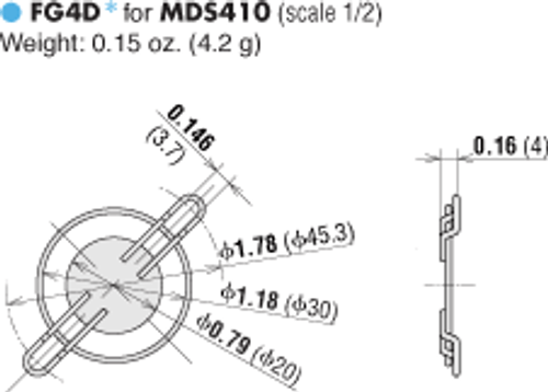 T-MDS410M-5-G - Dimensions