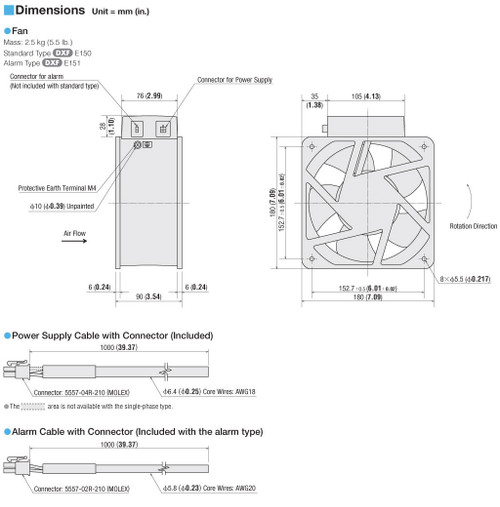 T-MRE18-BH-G - Dimensions