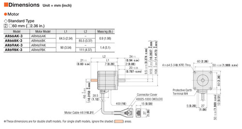 ARM66AK - Dimensions