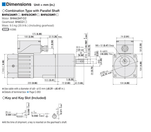 BHM62MT-G2 / BH6G2-3 - Dimensions