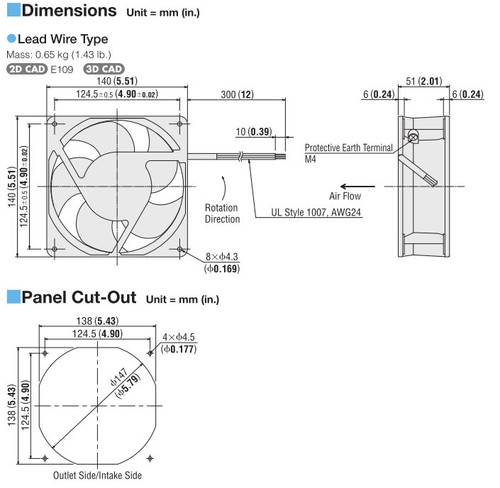 MDS1451-24 - Dimensions