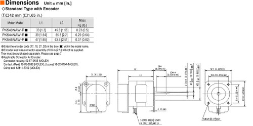 PK544NAW-R27 - Dimensions