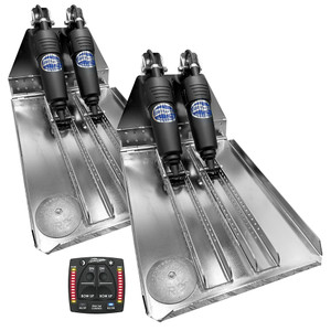 Bennett Marine BOLT 14x20 Dual Electric Trim Tab System w\/One Box Indication Unit [BOLT1420HD-OBI]