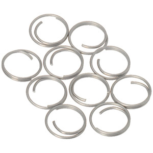 Barton Stainless Steel Large Split Rings - 14mm - 10-Pack [60191]