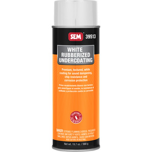 SEM Rubberized Undercoating - 24oz Aerosol Can - White [39513]
