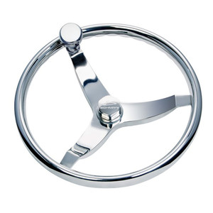 Schmitt Marine Vision Elite Stainless Steel 15.5" Steering Wheel [7161521FGK-R]