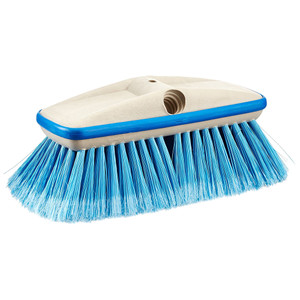 Star brite Deluxe Medium Blue Wash 8" Brush Head w\/Bumper - Dual Connections [40162]