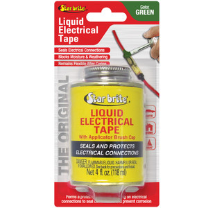 Star brite Liquid Electrical Tape - Green - 4 oz [84106]