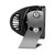 Black Oak Pro Series 3.0 Double Row 4" LED Light Bar - Flood Optics - Black Housing [4F-D5OS]