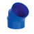 Trident Marine 5" ID 45 Degree Blue Silicon Wet Exhaust Elbow [240V5000-S\/S]