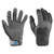 Mustang Traction Closed Finger Gloves - Grey\/Blue - Small [MA600302-269-S-267]