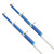 Tigress 15 Telescoping Fiberglass Outrigger Poles - 1-1\/8" O.D. - White\/Blue - Pair [88200]