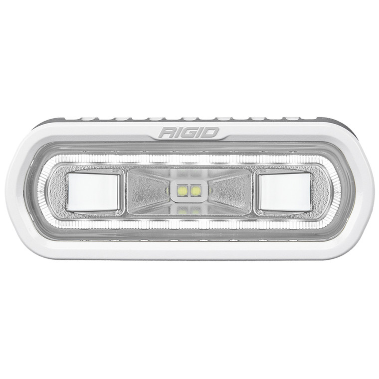 RIGID Industries SR-L Series Marine Spreader Light - White Surface Mount - White Light w\/White Halo [51100]