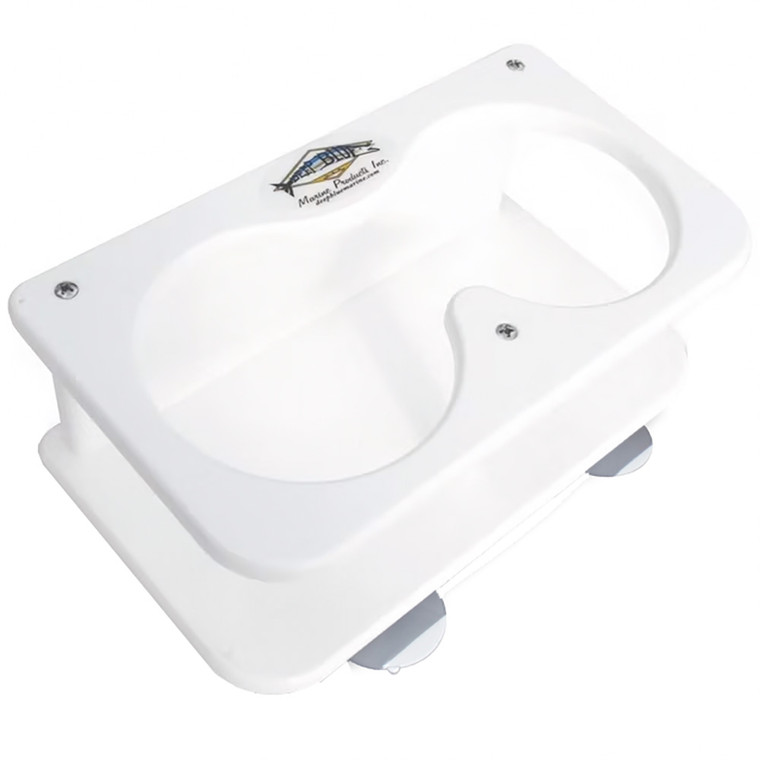 Deep Blue Marine Double Drink Holder w\/Suction Cups [SMDH]