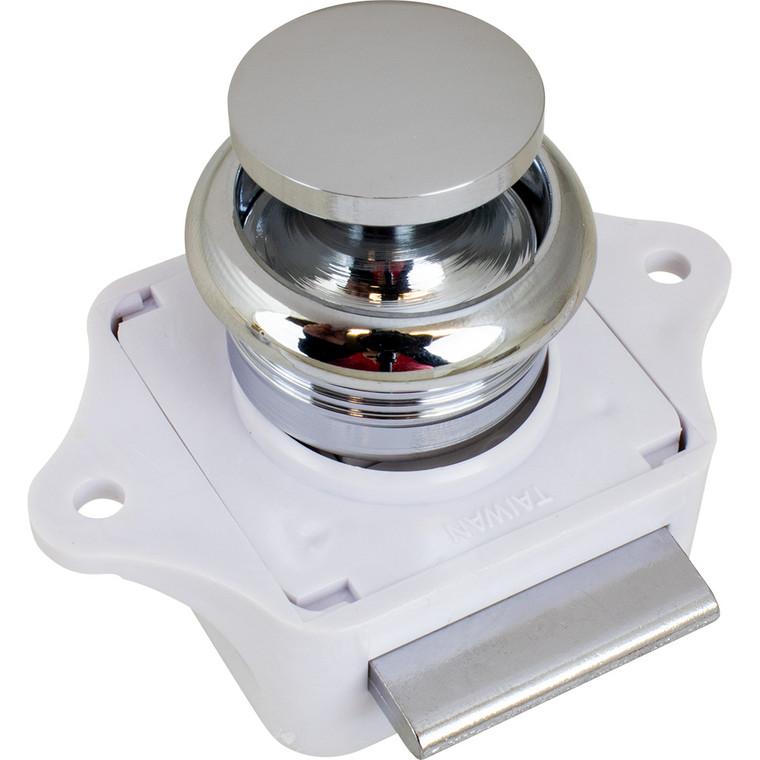 Sea-Dog Push Button Rim Latch - Chrome Plated Brass [224300-1]