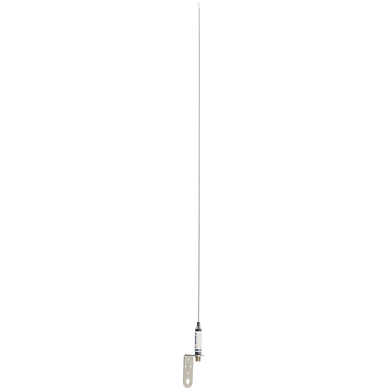 Scout 3' Stainless VHF Whip 3dB w\/Bracket f\/Sailboats - No Cable [PF AN NVHF00012T]