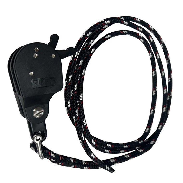 Double Halyard Line Lock w\/Rope  Shackle [CA-0157-2S]