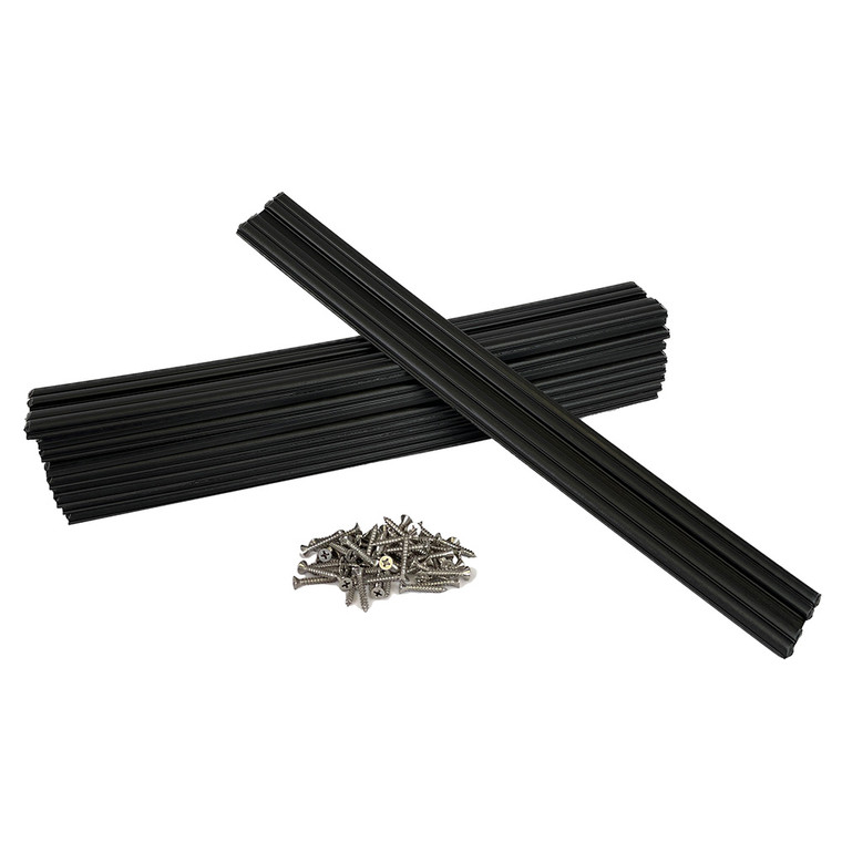 Caliber Marine Slides 1.5"x15" Black *10-Pack [23030]