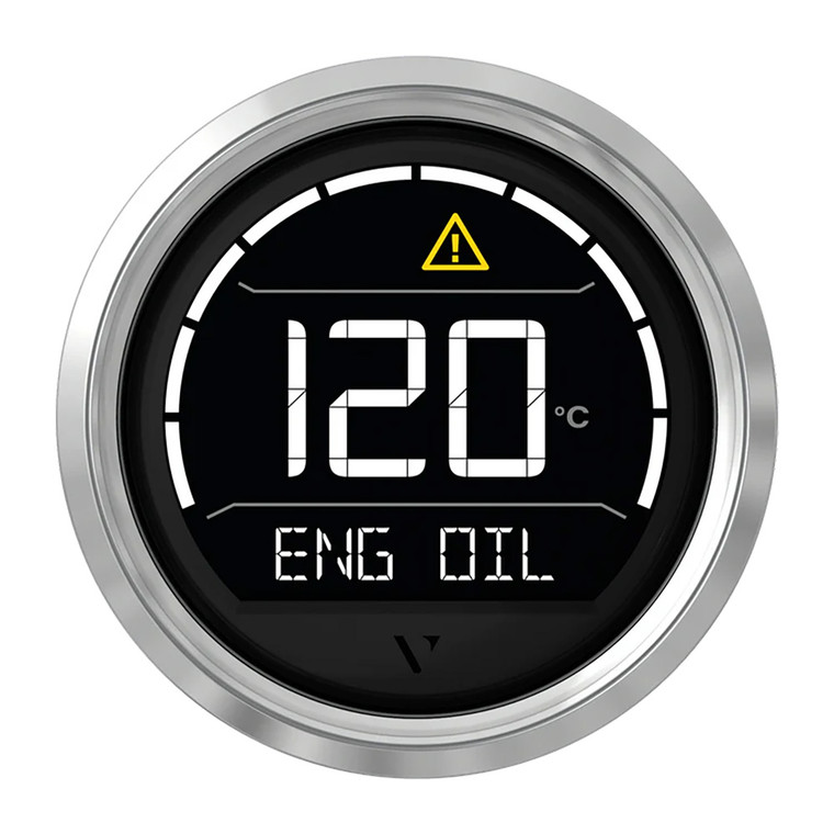 Veratron VL Digital 52 w\/Triangular Chrome Bezel [B00205703]