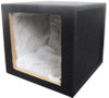 Absolute KSB12S 12-Inch Single Square Hole Subwoofer Enclosure for use with Kicker Solo-Baric Subwoofer