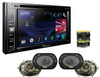 Pioneer AVH-X390BS In-Dash 2-DIN 6.2-Inch Touchscreen Multimedia DVD Receiver, Built-in Bluetooth, Sirius XM Ready With 2 Pairs Of Absolute HQ573 6x8 Speakers And Free TW600 Tweeter