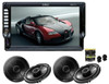 Absolute Dmr-710t Single DIN 7" Dvd, Mp3, Cd Touchscreen Monitor With 2 Pairs Of Pioneer TS-G1645R 6.5 Speakers And Free Absolute TW600 Tweeter