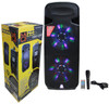 Mr. Dj PSBAT6200 Dual 15" 4000W Max Power Speaker with Built-In Bluetooth