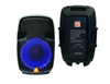 Mr. Dj PBX2159S 12" 2-Way Portable Passive Speaker with LED Accent Lighting