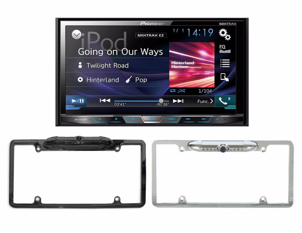 Pioneer AVH-X5800BHS with Absolute Cam1000 back up camera