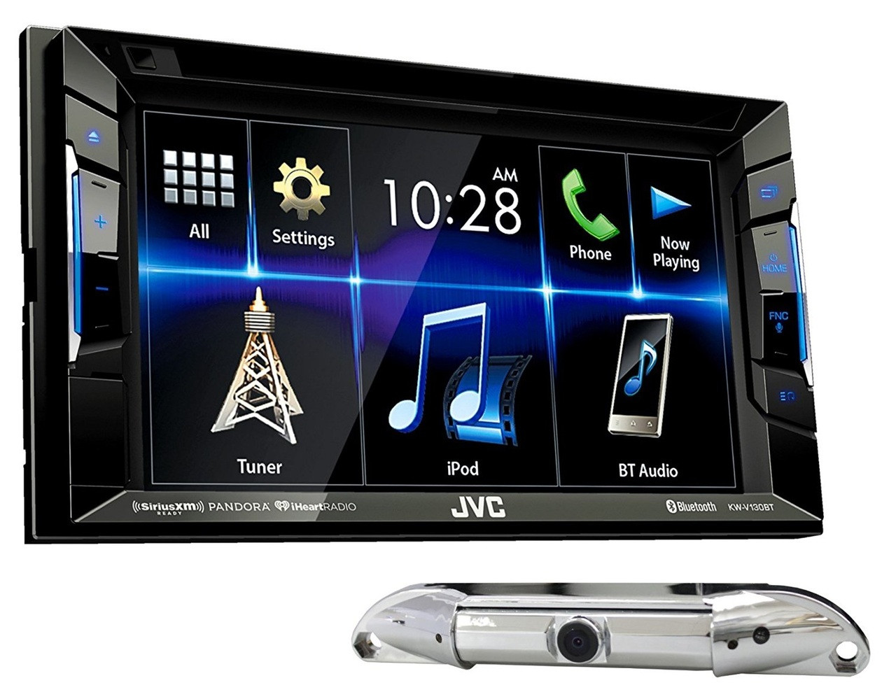 JVC KW-V130BT CAR 6.2" TOUCHSCREEN DVD BLUETOOTH STEREO FREE ABSOLUTE CAM-800 REARVIEW CAMERA