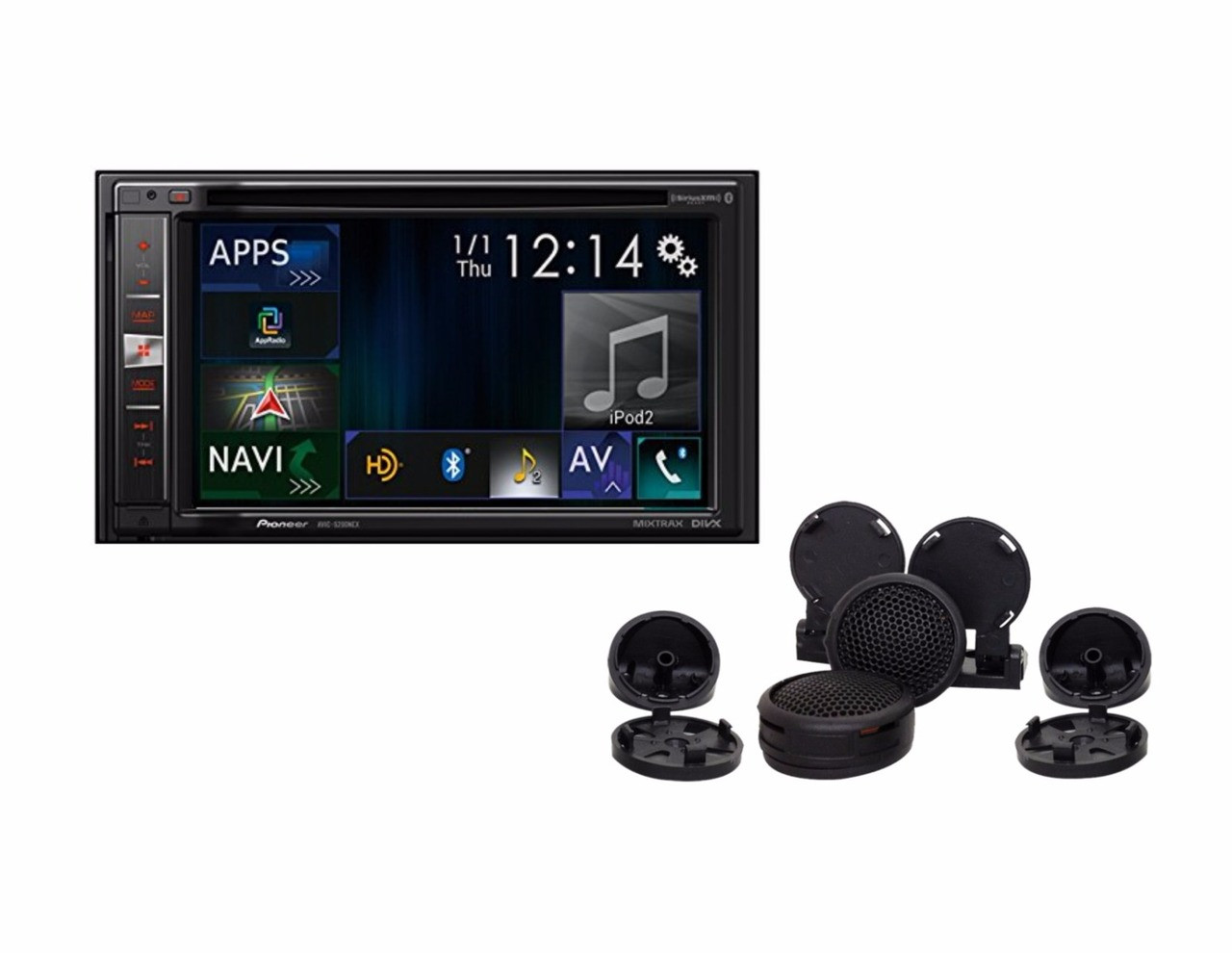 Pioneer AVIC-5200NEX with Absolute TW800 tweeter