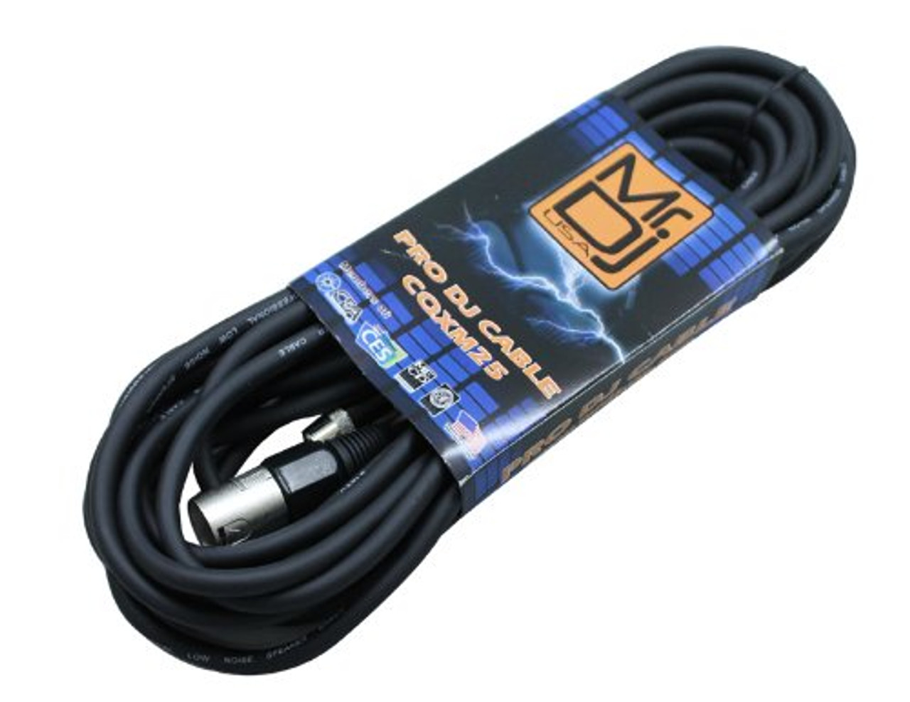 Mr. Dj CQXM25 25-Feet 1/4-Inch Male to XLR Male Cable