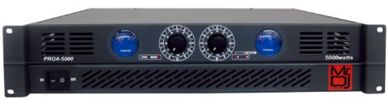 Mr DJ PROA5000 Pro Series 2-Channel, 5000 W Peak Pro Audio Amplifier