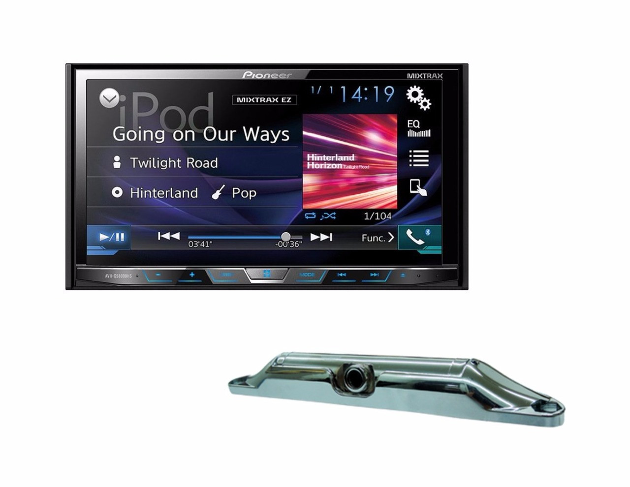 Pioneer AVH-X5800BHS with Absolute Cam-800 back up camera