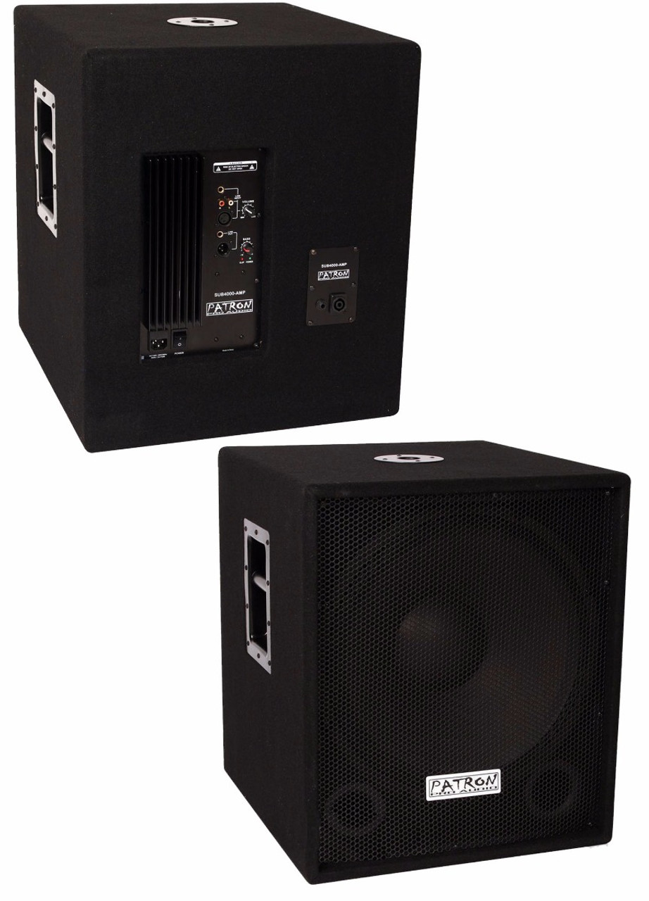 Patron Pro Audio SUB4000AMP Single 18 Inch Dj Active Bass Amplifier