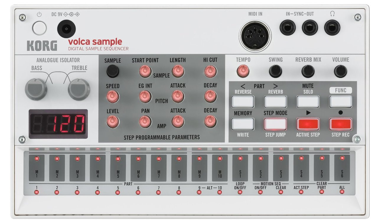Korg VOLCASAMPLE Playback Rhythm Machine