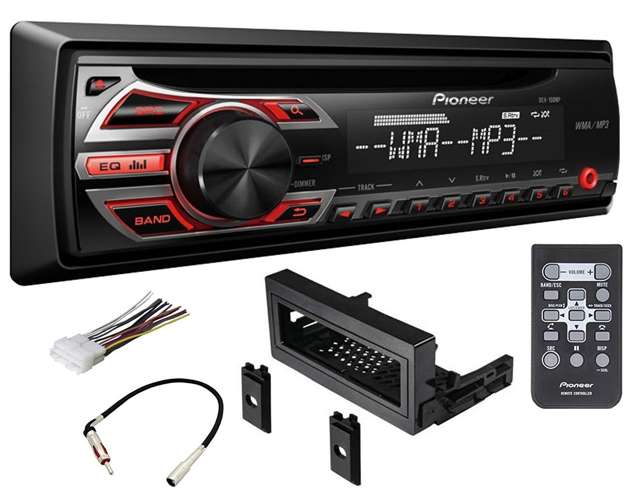 Pioneer Car Radio Stereo CD Player Dash Install Mounting Kit Harness Antenna -8