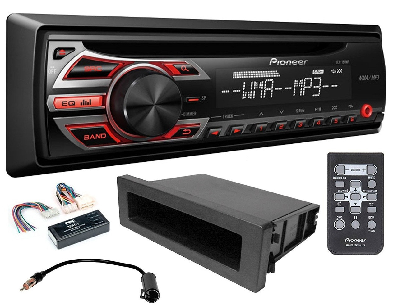 Pioneer Car Radio Stereo CD Player Dash Install Mounting Kit Harness Antenna -32