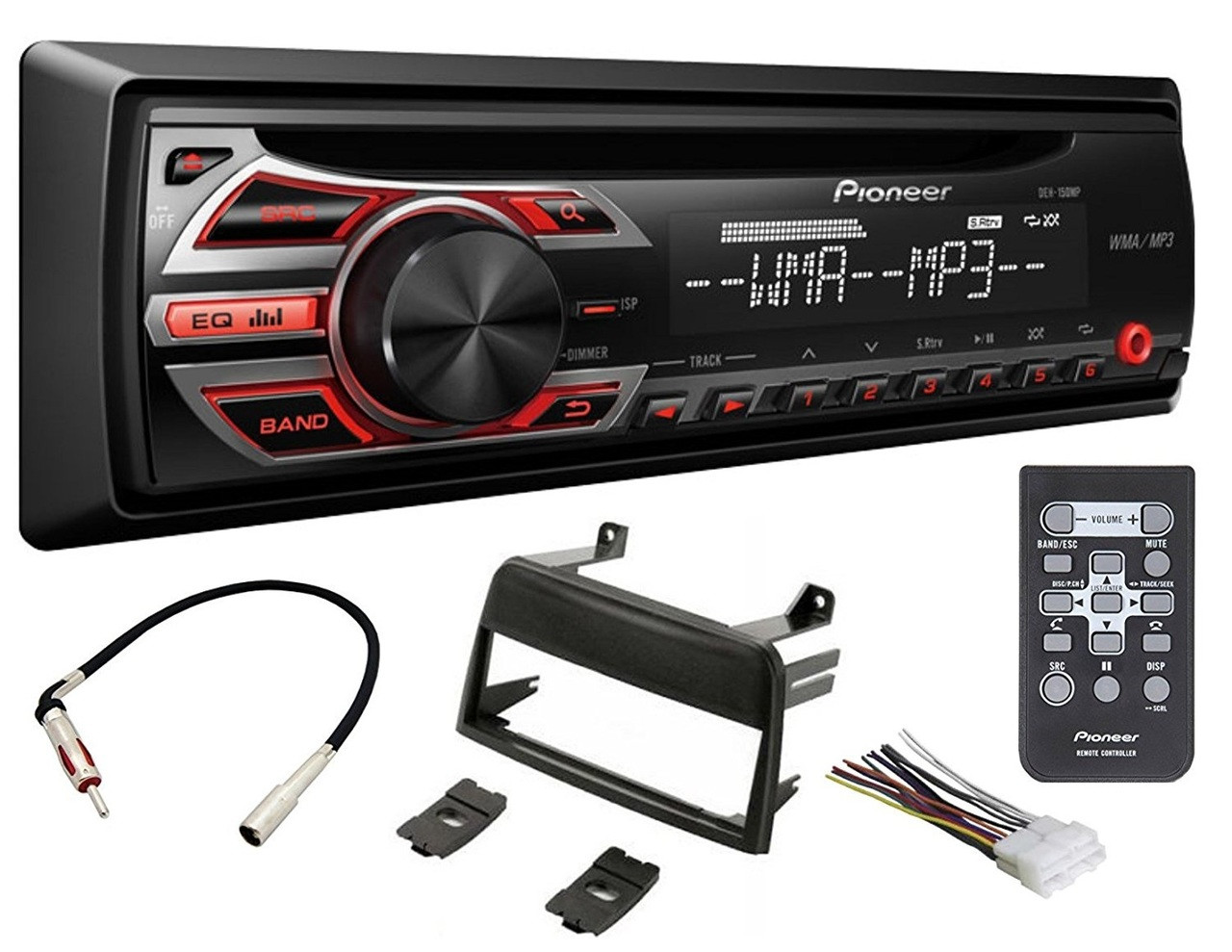 Pioneer Car Radio Stereo CD Player Install Kit Wiring Harness Antenna Adapter